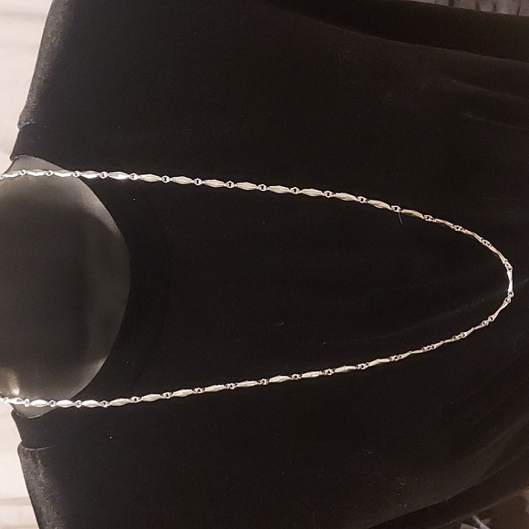 Monet Jewelry - Vintage Monet Silvertone Bar Goldtone Chain